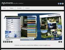 Tablet Screenshot of aglutinante.es